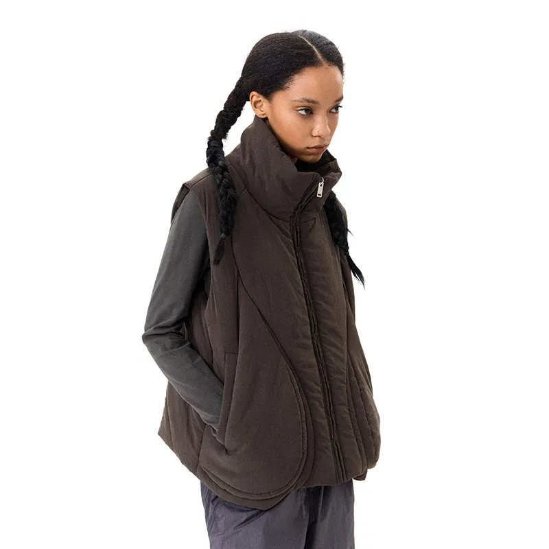 CONP Vests Unisex Brown Gray-2