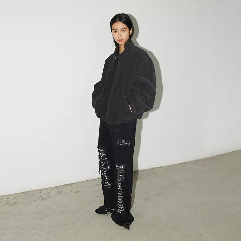 CONP Casual Pants Unisex Black-5