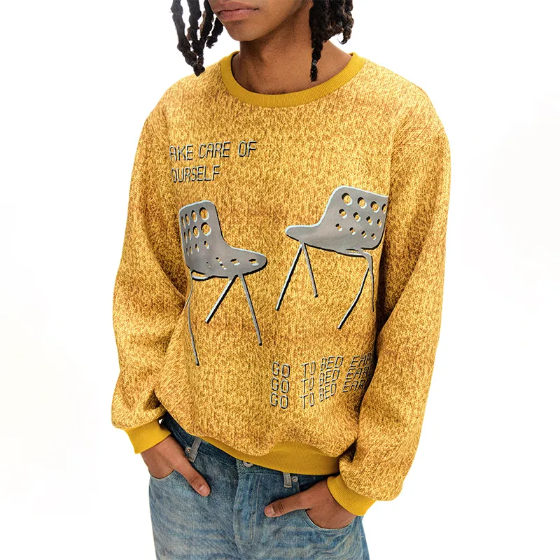 CONP Sweatshirts Unisex Yellow-2