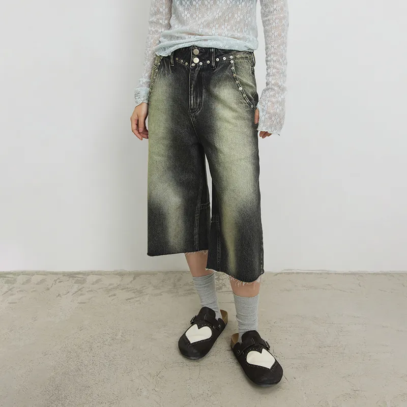 CONP Jeans Unisex Gray White-3