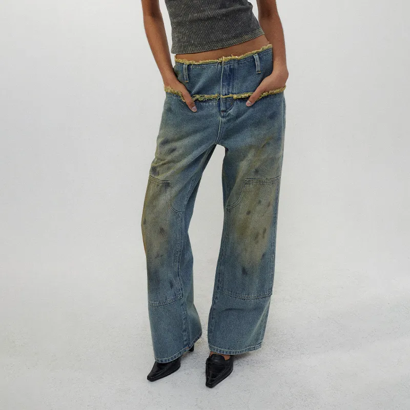 CONP Jeans Unisex Graphite Rubbing-2