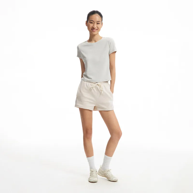CONP Casual Shorts Women's Mousseline Velvet-3