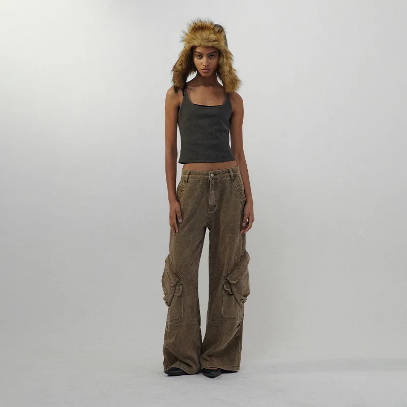 CONP Jeans Unisex Brown-3
