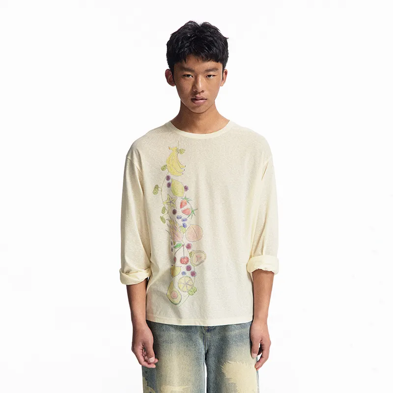 CONP T Shirts Unisex Beige Apricot-5