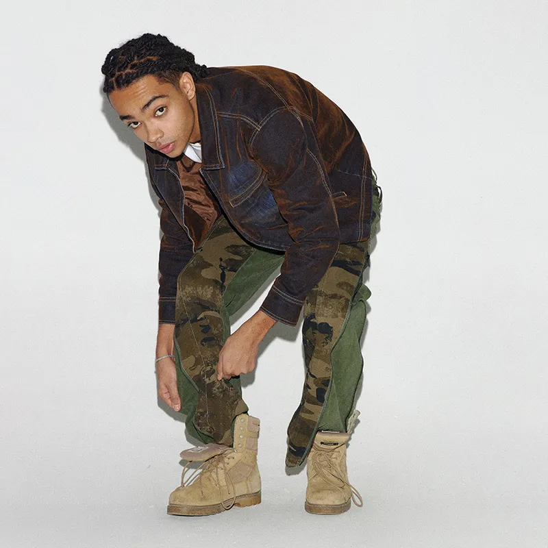 CONP Casual Pants Unisex Army Green-5