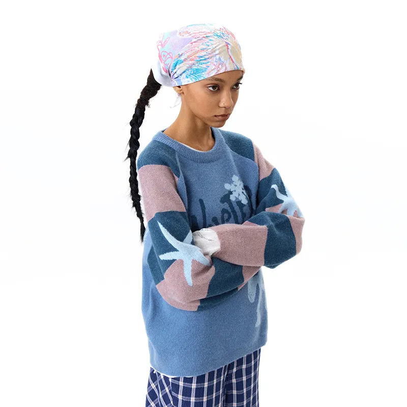 CONP Sweaters Unisex Pink/Blue-5