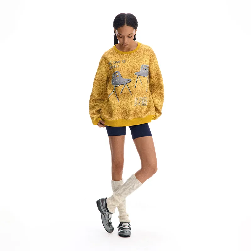 CONP Sweatshirts Unisex Yellow-5