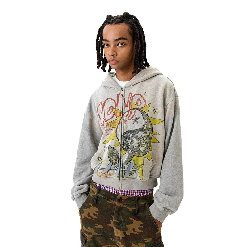 CONP AW24 Sweatshirt Unisex Heather Gray-4