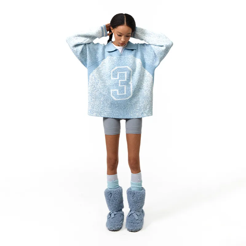 CONP AW24 Knitwear Unisex Lake Blue-3