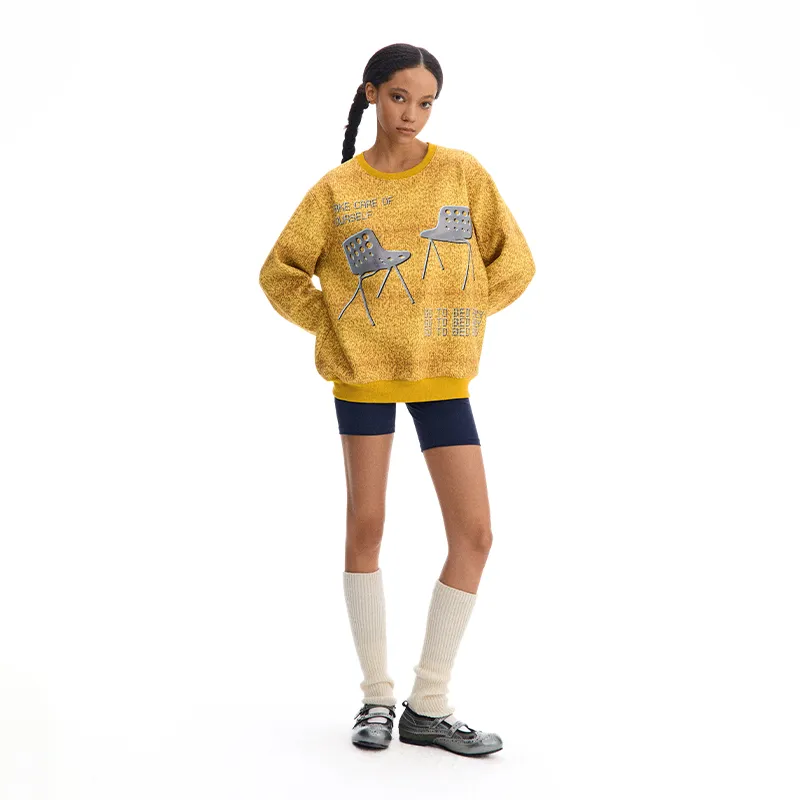 CONP Sweatshirts Unisex Yellow-4