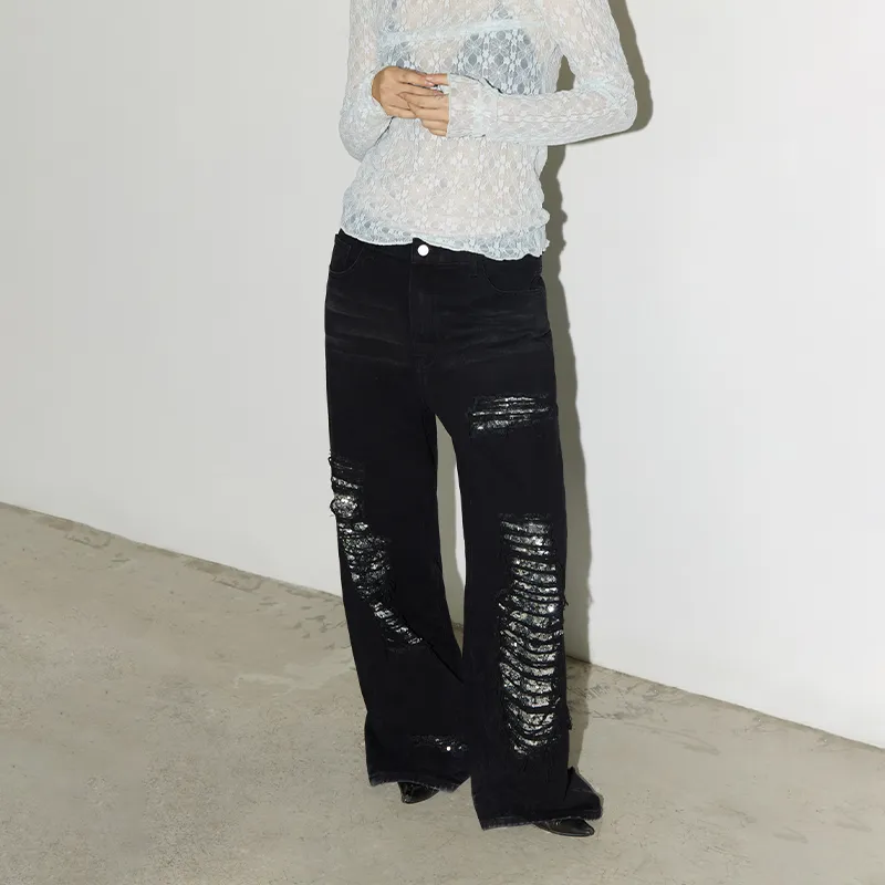 CONP Casual Pants Unisex Black-3