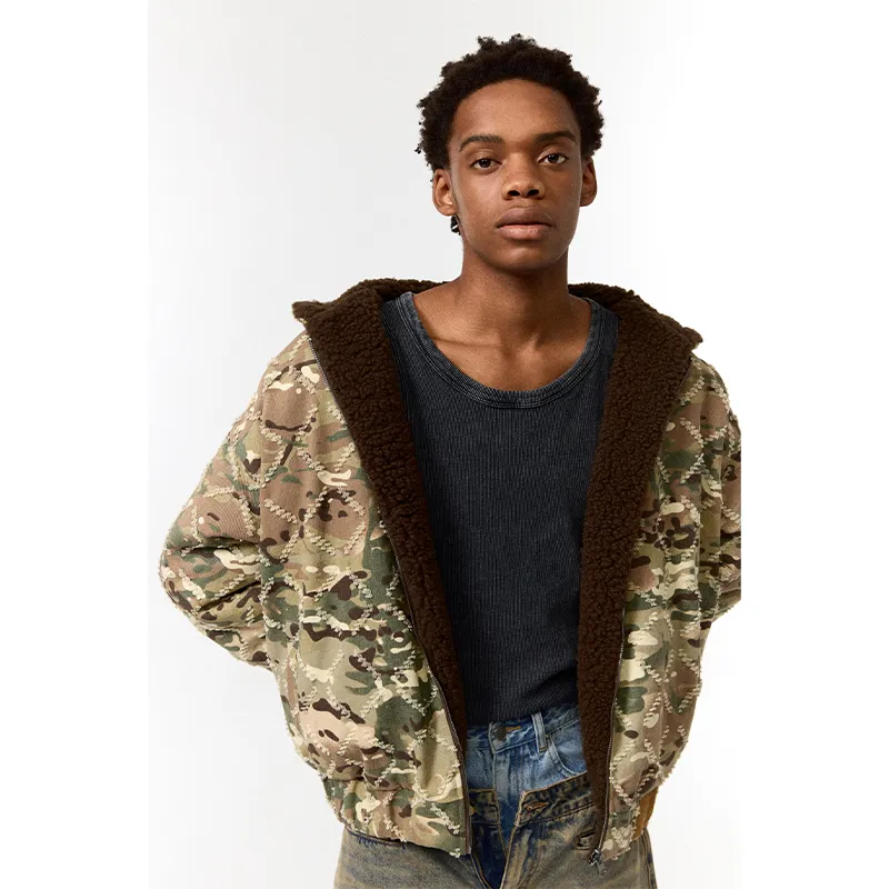 CONP AW24 Jackets Coats Unisex Light Coffee-2