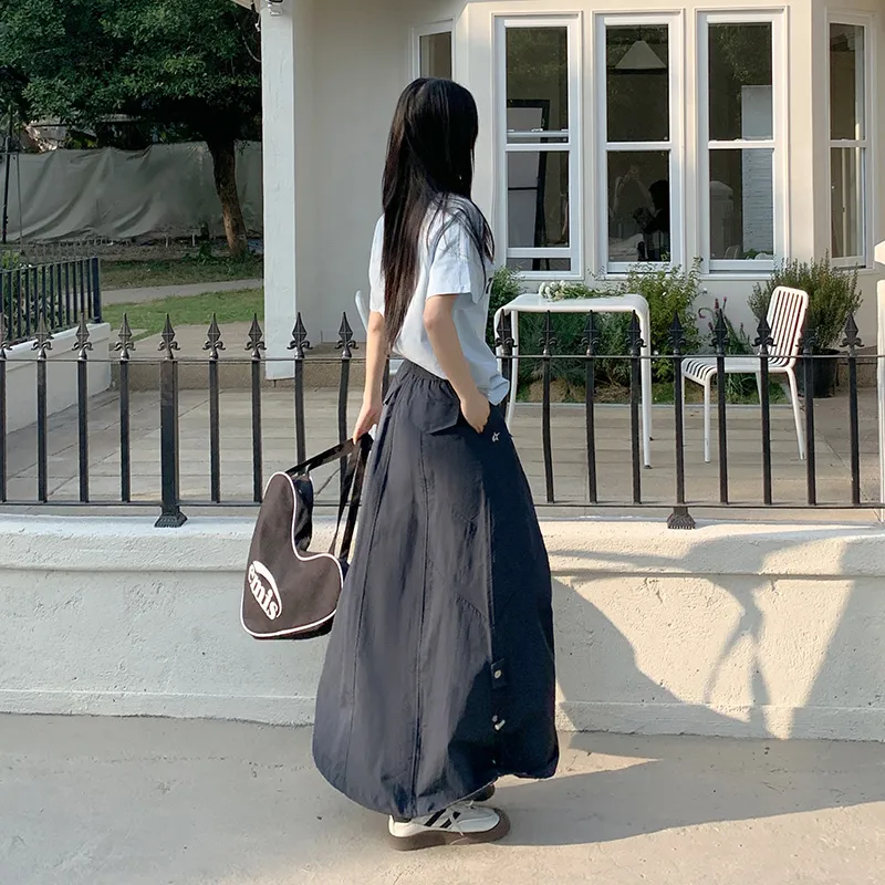 ZAZN Casual Long Skirts Women's-5