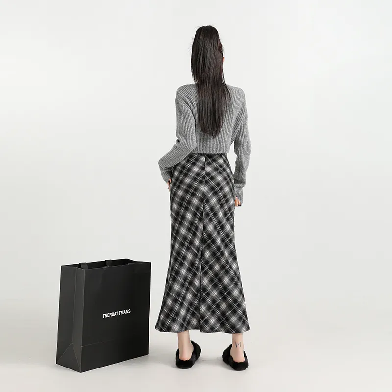 ZAZN Casual Long Skirts Women's-4