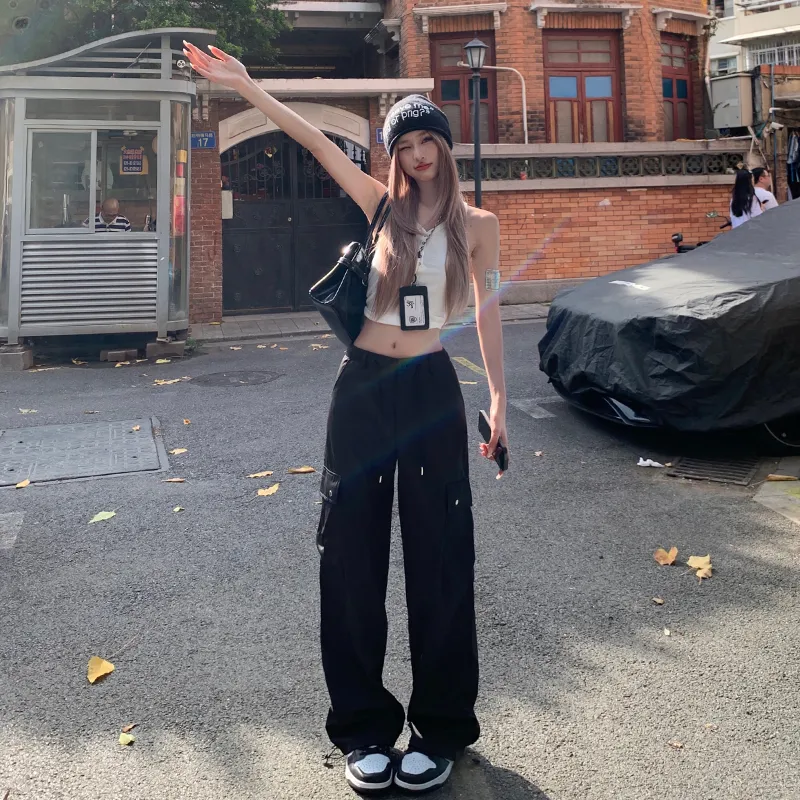 ZAZN Casual Pants Women's Black-3