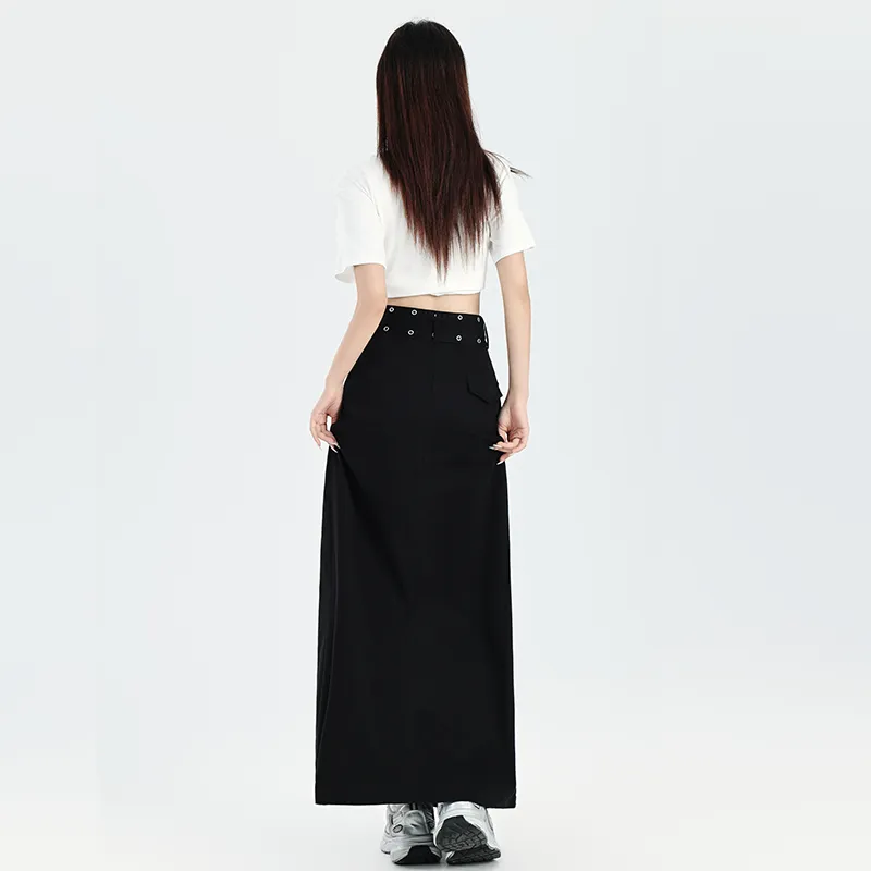 ZAZN Casual Long Skirts Women's-4