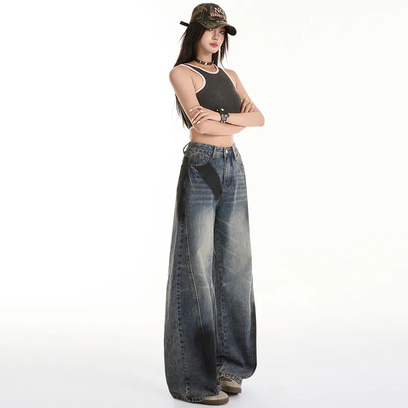 ZAZN Jeans Women's Vintage Blue-11
