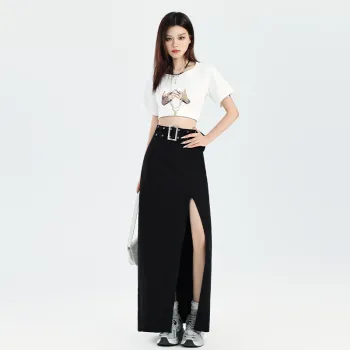 ZAZN Casual Long Skirts Women's