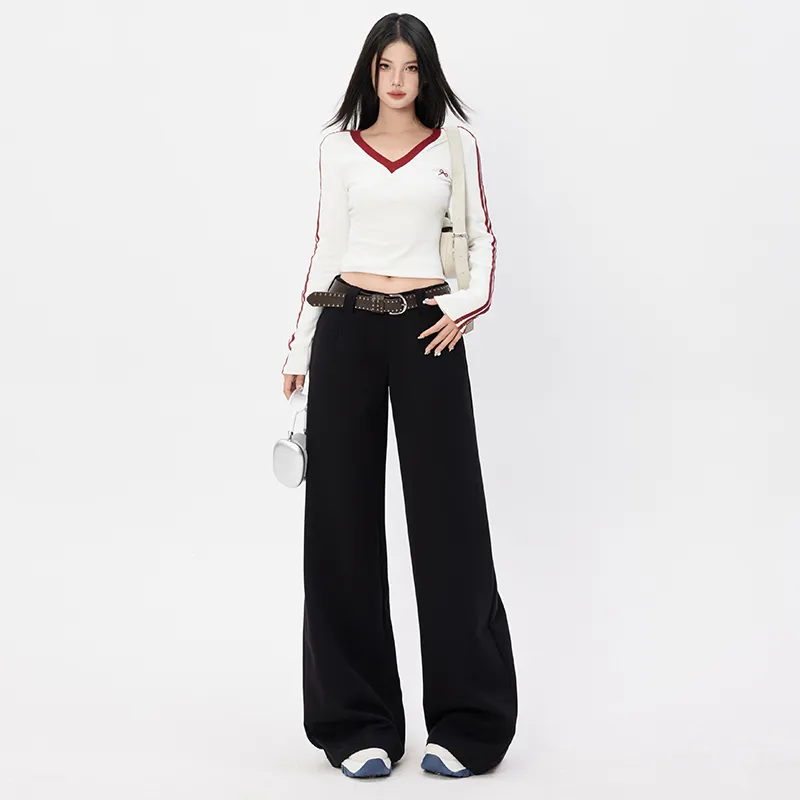 ZAZN Casual Pants Women's Black-1