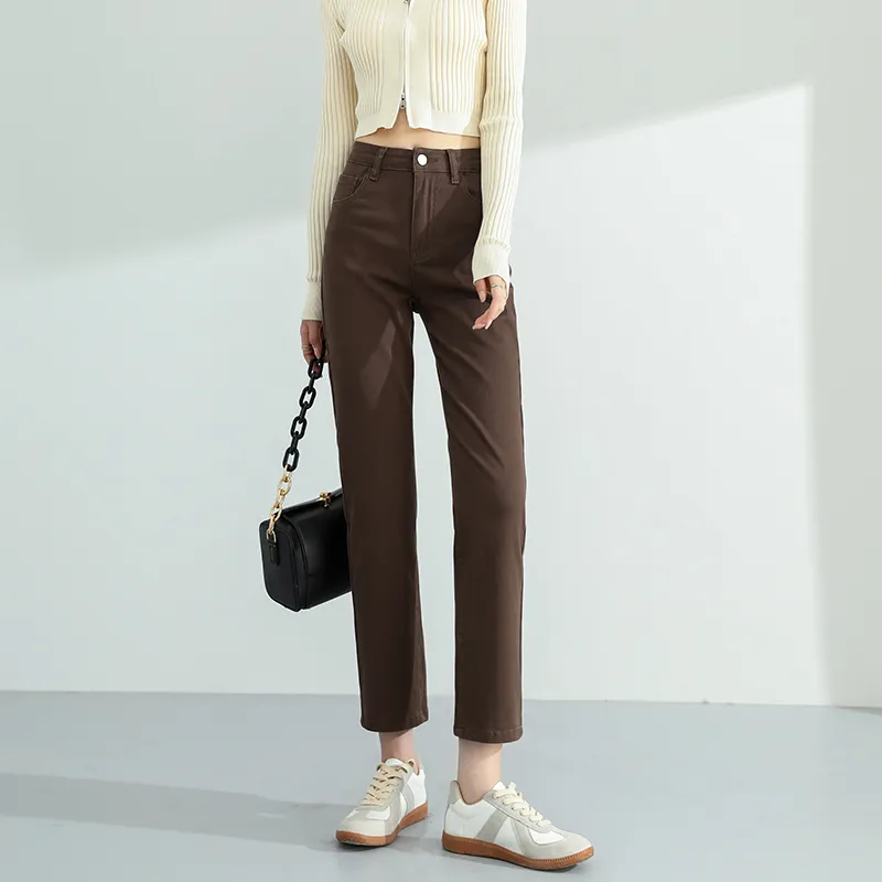 ZAZN Jeans Women's Coconut Brown-9