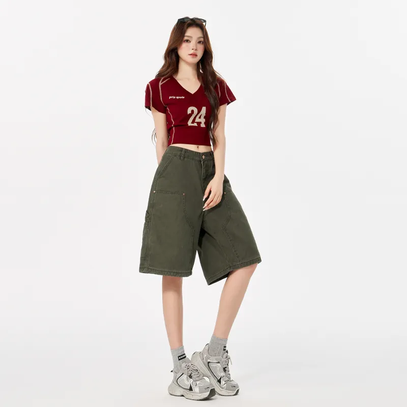 ZAZN Casual Pants Women's Army Green-3