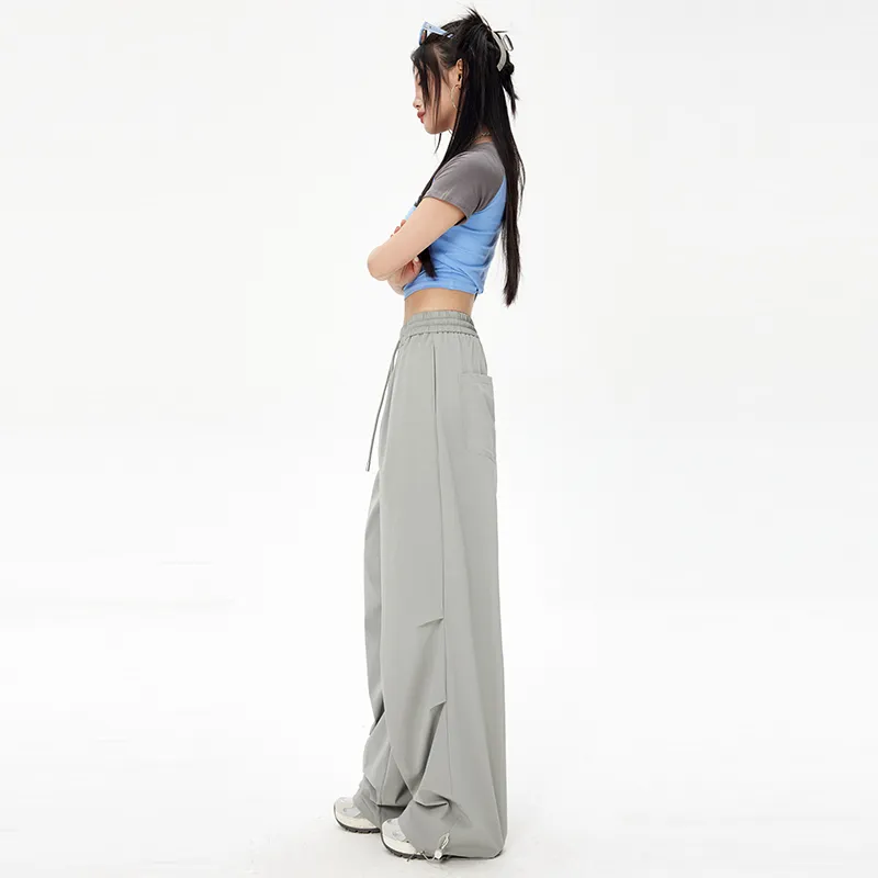ZAZN Casual Pants Women's Navy Blue-27