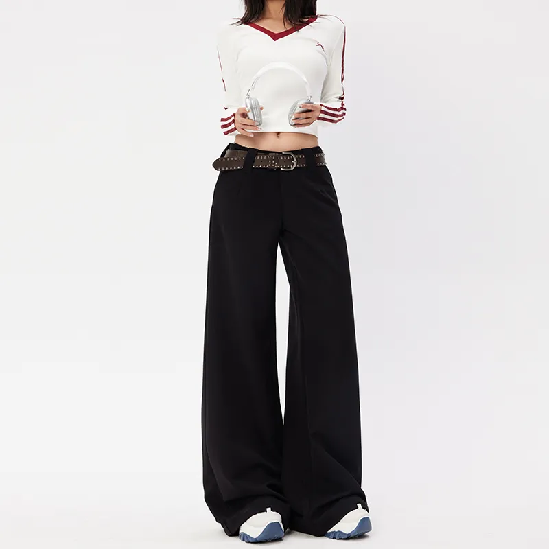 ZAZN Casual Pants Women's Black-8