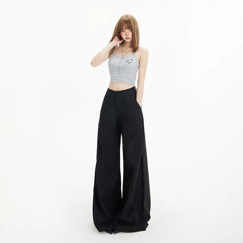 ZAZN Casual Pants Women's Black-4