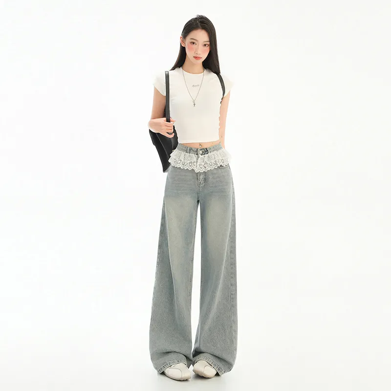 ZAZN Jeans Women's Washed Color-2