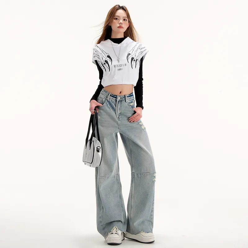 ZAZN Jeans Women's Light-1