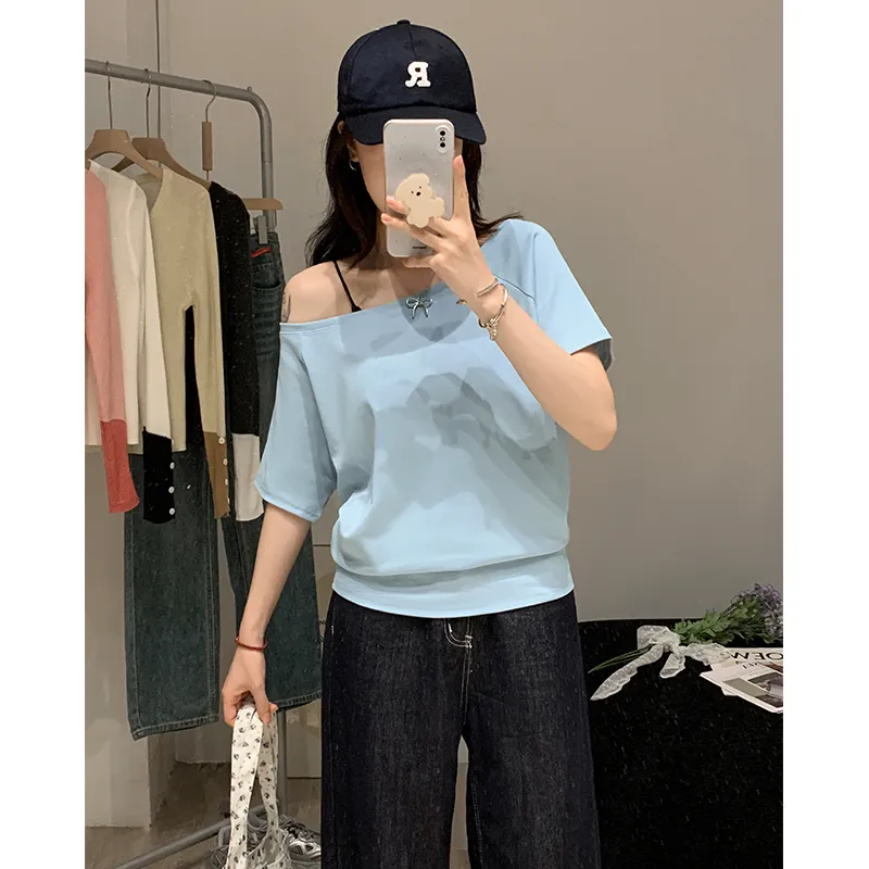 ZAZN Regular T Shirt Women's Heather Gray-24