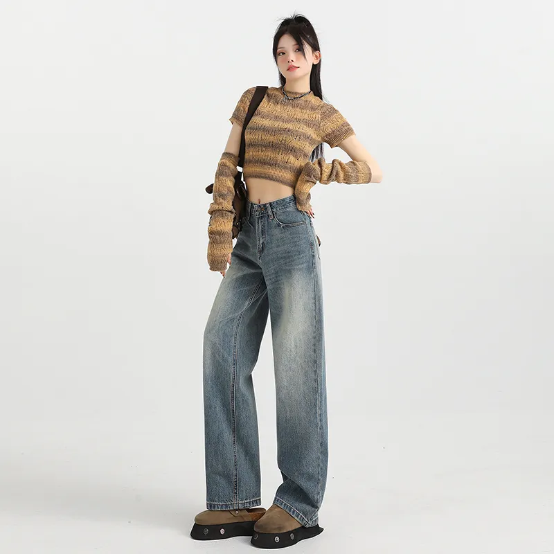 ZAZN Jeans Women's Vintage Blue-4