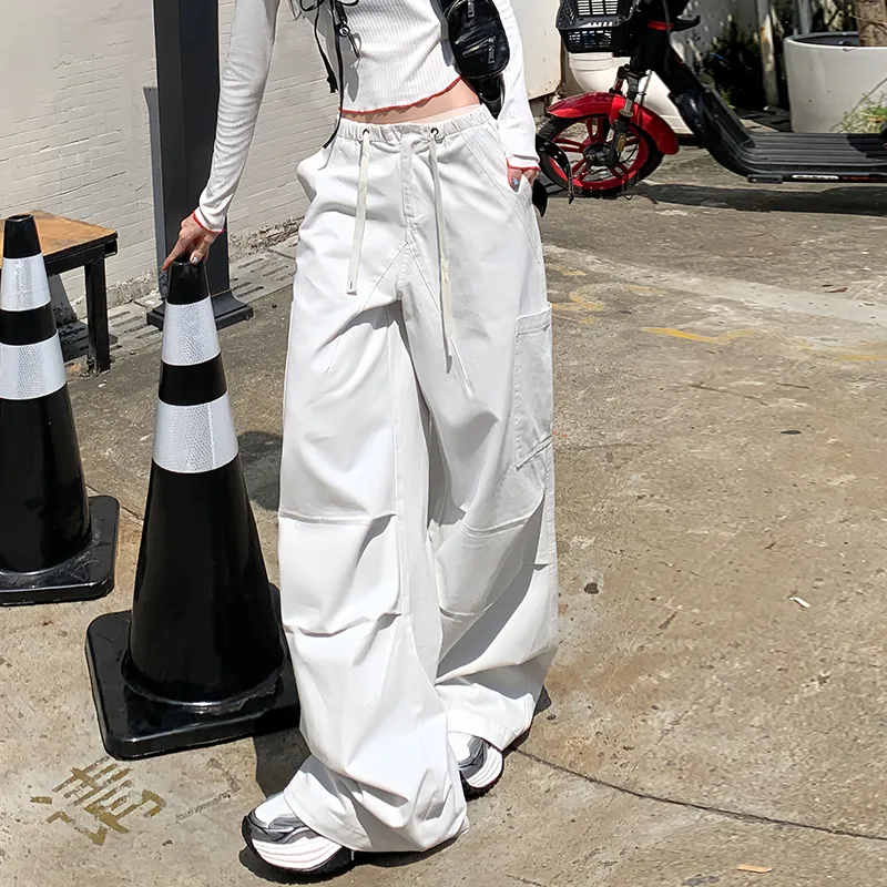 ZAZN Casual Pants Women's Milk White-6
