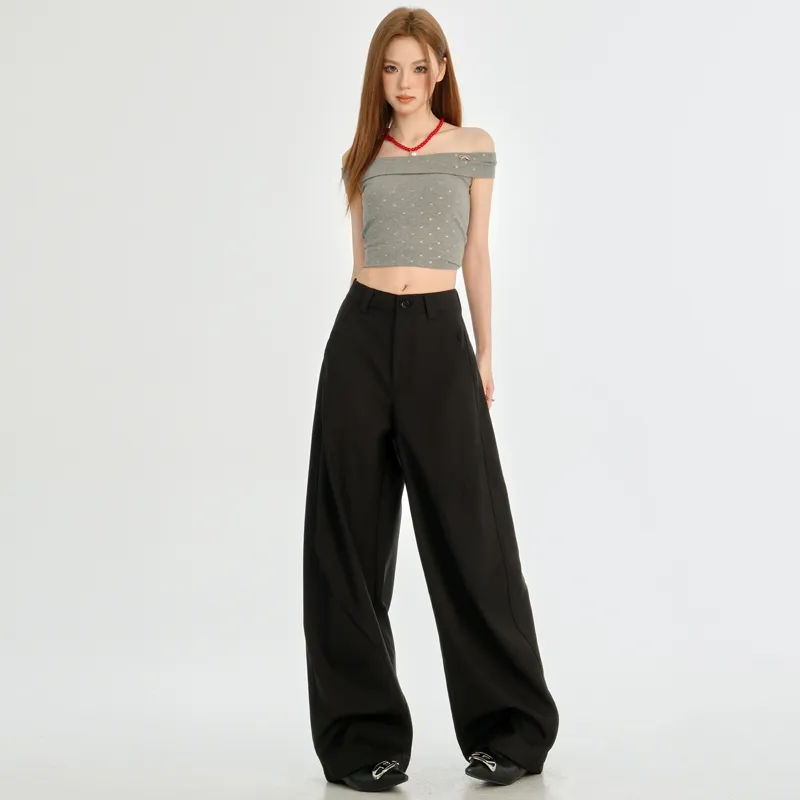 ZAZN Casual Pants Women's Black-7