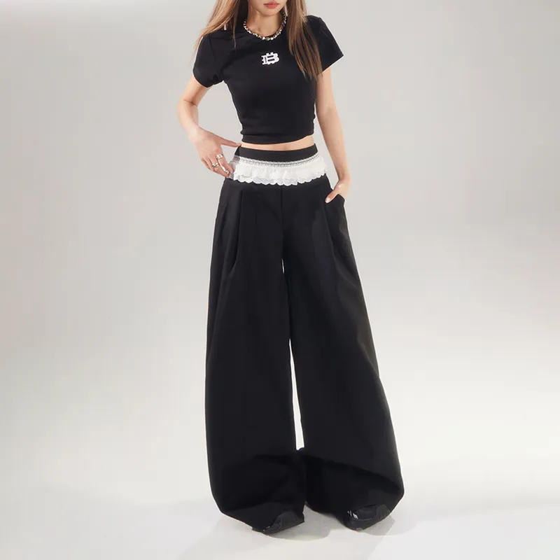 ZAZN Casual Pants Women's Black-2