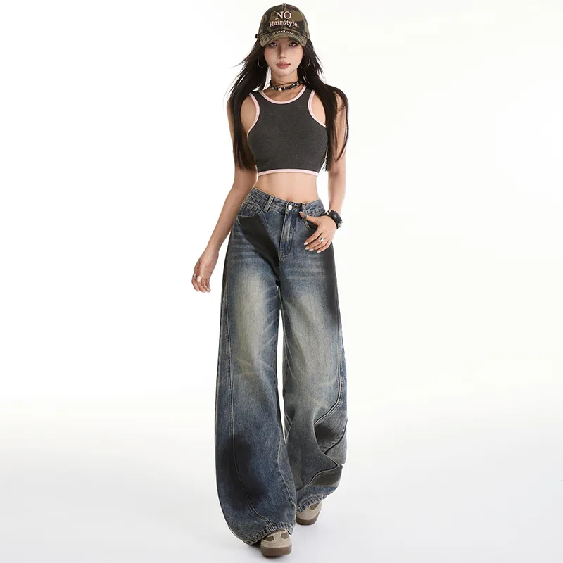 ZAZN Jeans Women's Vintage Blue-10