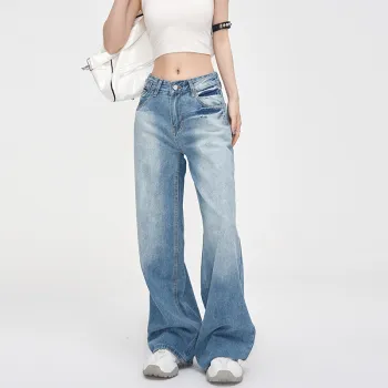 ZAZN Jeans Women's Stone-Ground Blue