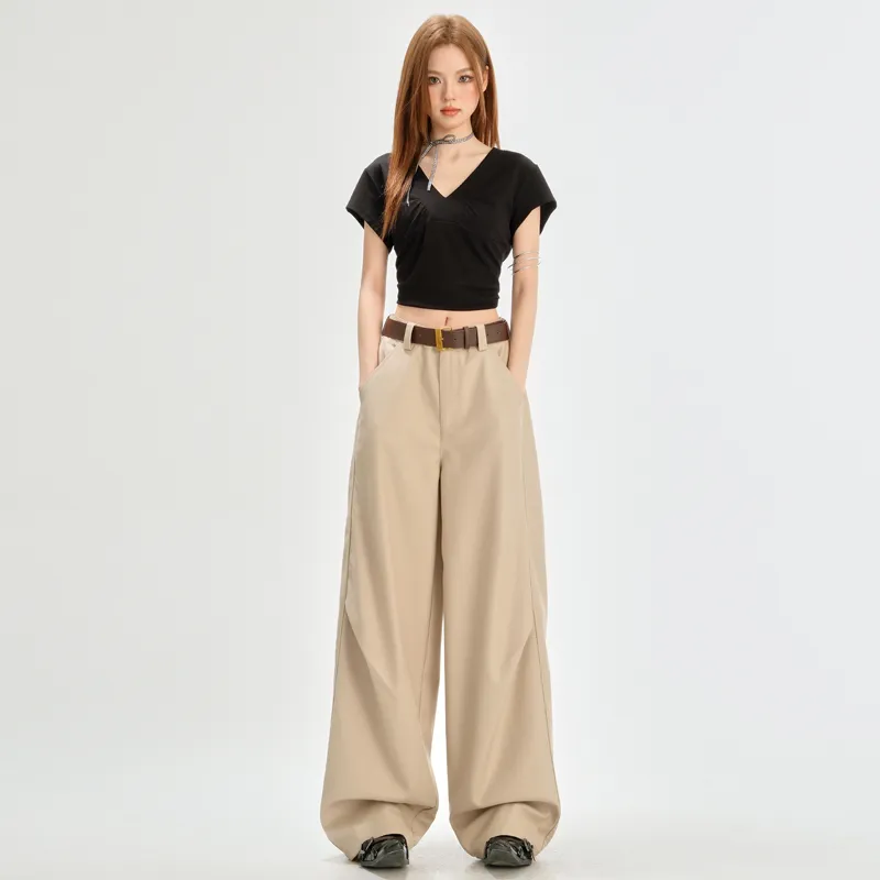 ZAZN Casual Pants Women's Black-17