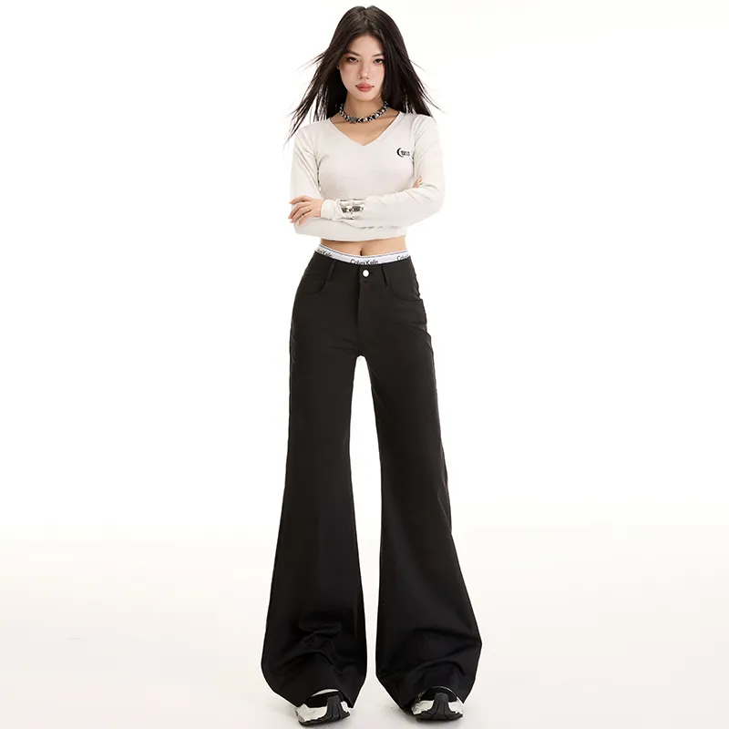 ZAZN Casual Pants Women's Beige-13