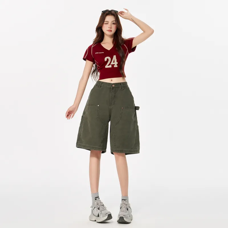 ZAZN Casual Pants Women's Army Green-4
