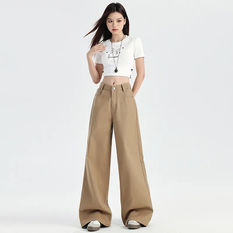 Vine Color Jeans Women's Latte Brown-25