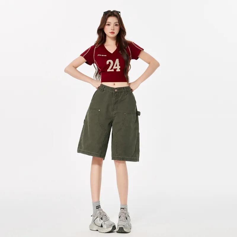 ZAZN Casual Pants Women's Army Green-1