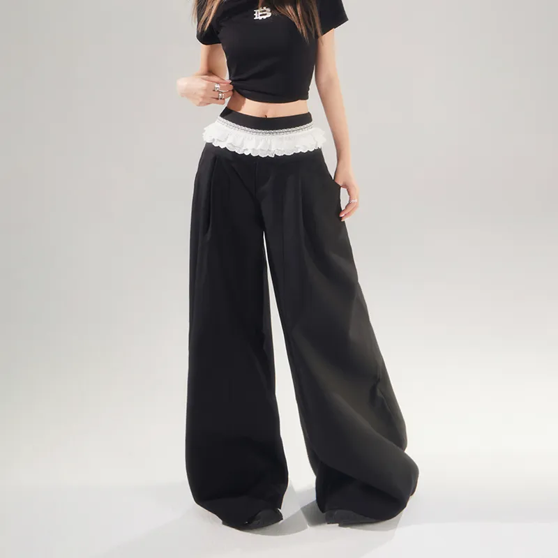ZAZN Casual Pants Women's Black-12