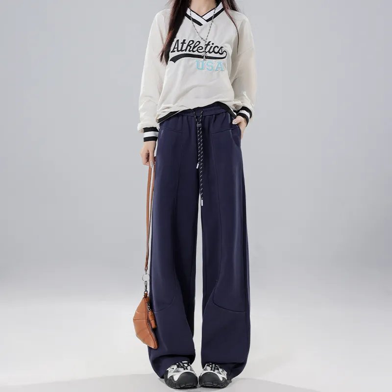 ZAZN Casual Pants Women's Royal Blue-6