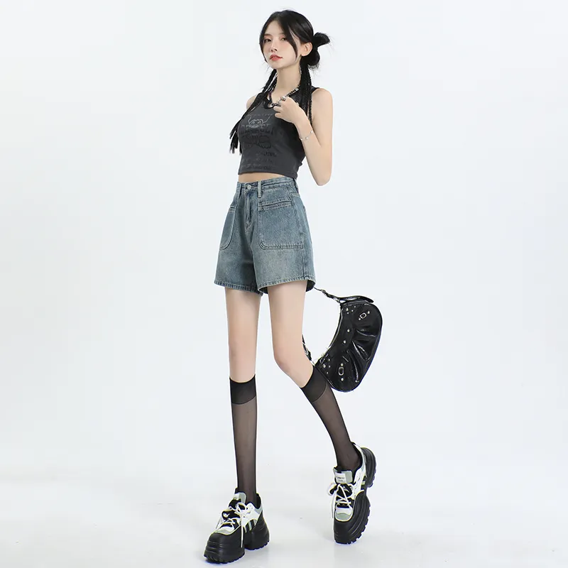ZAZN Denim Shorts Women's-4