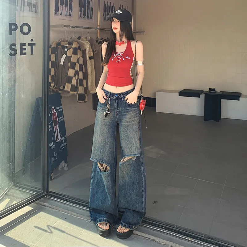 ZAZN Jeans Women's Vintage Blue-2