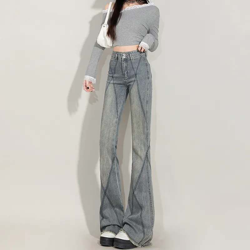 ZAZN Jeans Women's Vintage Blue-4