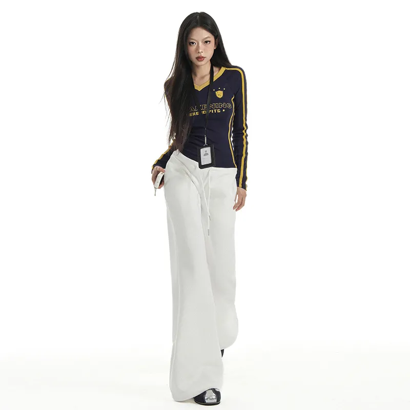 ZAZN Casual Pants Women's White-10