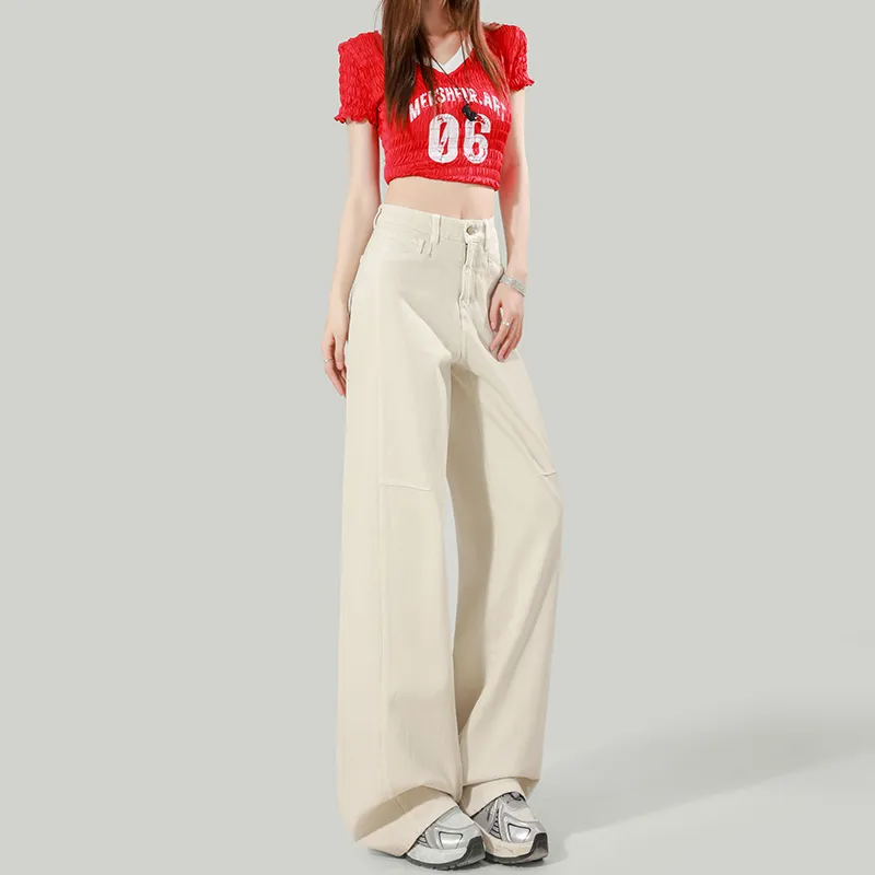 ZAZN Jeans Women's Apricot-1