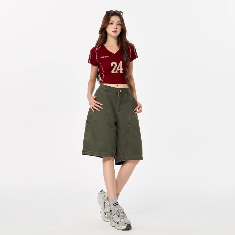 ZAZN Casual Pants Women's Army Green-2